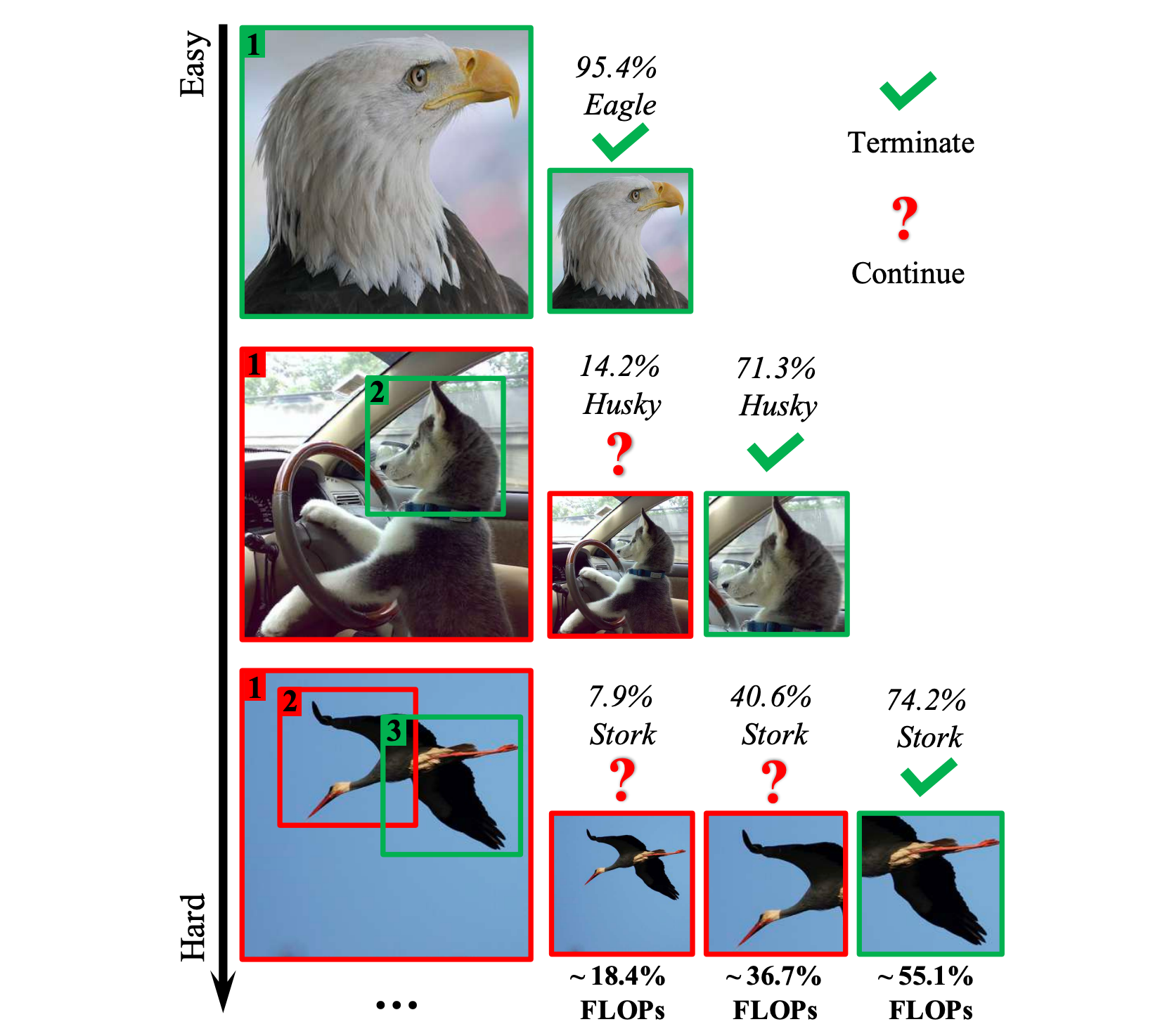 Glance and Focus Networks for Dynamic Visual Recognition