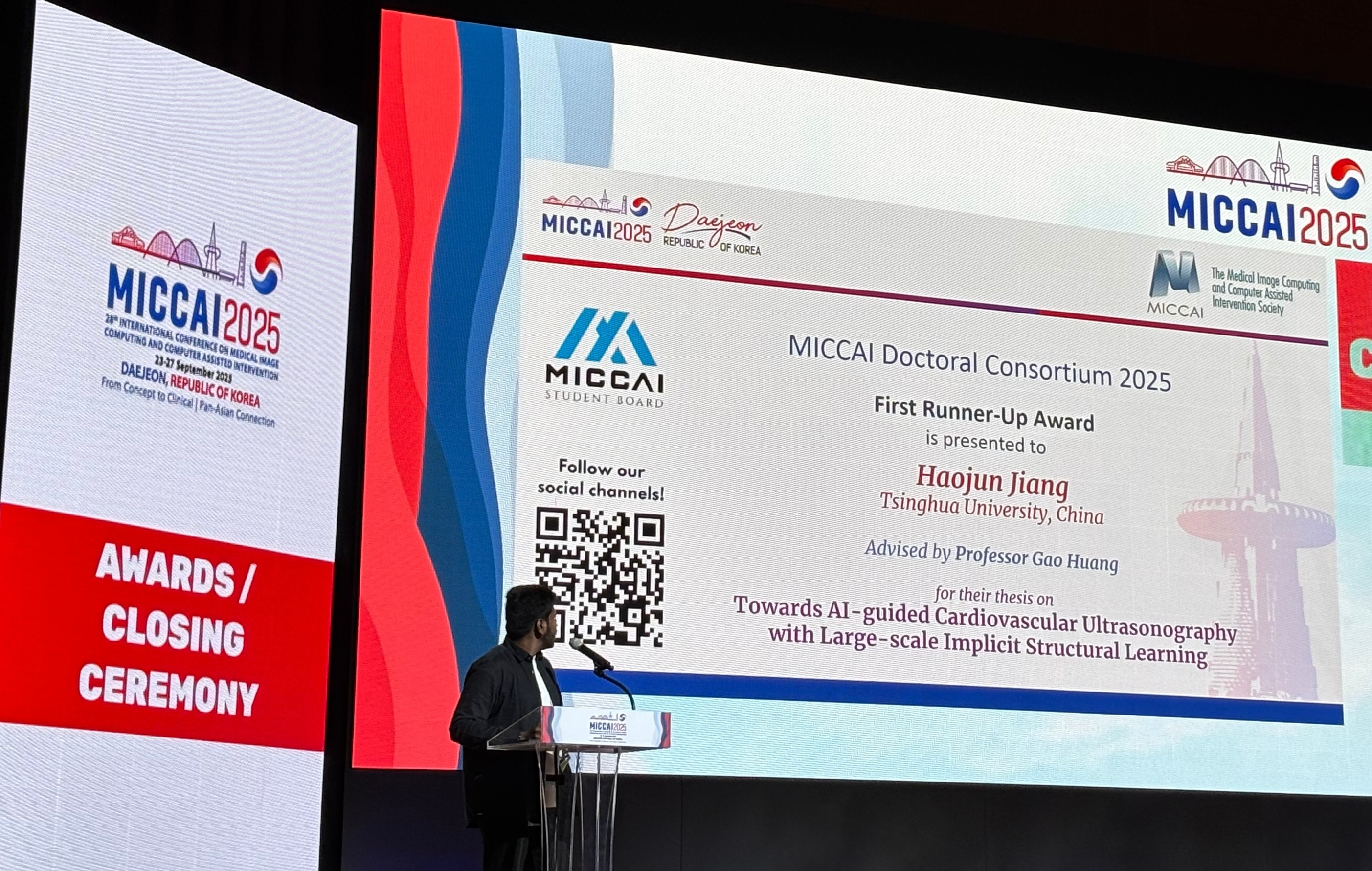 MICCAI Best PhD Thesis First Runner-Up Award